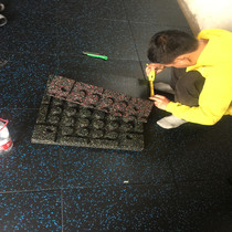 Fitness Room Ground Glue Dumbbells Treadmill Barbell Force Area Damping Home Soundproofing Mat Indoor outdoor Rubber Floor