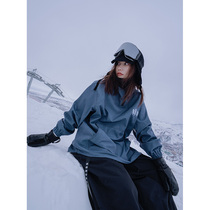 awka snowboard ski suit female winter coat niche American style loose thicker clothes anti-wind warming coat