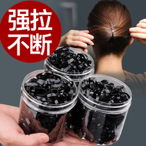  Rubber band female tie head High elastic durable disposable thick thick black hair ring Adult headband small rubber ring 