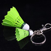 Badminton pendant Plastic mini badminton keychain Pendant Pendant Jewelry Sports game gift commemorative key