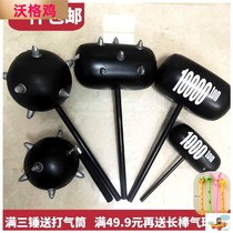 Large inflatable balloon hammer toy inflatable hammer sledgehammer balloon blowing childrens activity decompression hammer knocking path