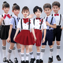 61 Tong Heart to the Party Childrens Festival Choral costumes Poetry recitation back with pants Grand choir to perform costumes