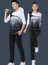Jordan Ramos long sleeve badminton clothing women's quick-drying men's jacket autumn and winter pants team custom men's and women's uniforms
