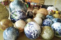 Cosmic Planet Model Nine Large Planets Pendulum liftoff Luminous Moon Gas Die Eight Planet Model Ball Light Ball