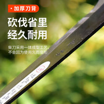 New Manganese Steel Machete Knife Field Machete Knife Firewood Knife Cleaver Cleaver Knife Sickle Sharp Cut Grass Knife Bent Knife Agricultural