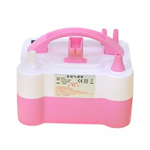 Electric inflatable barrel balloon pump double hole automatic inflator tool portable balloon blowing cylinder