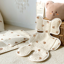 Mallolotte Korea Newborn Baby Trolley Cushion Pure Cotton Breathable Shockproof Safety Seat All Season Universal