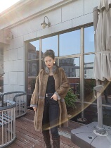 2021 New import Goose Down Danish mink Long style Temperament Luxury Fashion Whole Mink Fur Coats Women