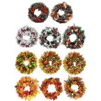 30-45cm Autumn Themed Wreath Christmas Decor Thanksgiving Ga