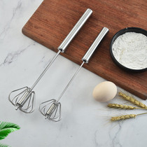 Semi-automatic Egg Beater 304 Stainless Steel Egg Whisk