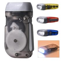 Portable Outdoor EDC Light Tool 3 LED Hand Press Dynamo