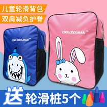 Roller skating shoes bag storage bag children Roller roller bag large capacity backpack Roller Skates roller skates one shoulder shoe bag