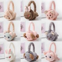 Korean version hot sale men and women rabbit plush cute cartoon earmuffs warm childrens earmuffs Couple winter earmuffs
