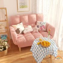 Room small sofa cute girl layout lazy person light luxury high-end single small dormitory tatami mat bedroom