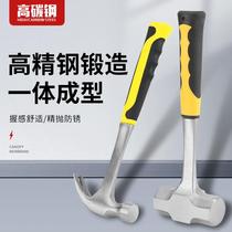 German quality octagonal hammer one hammer non-U-turn multifunctional heavy-duty one-piece hammer decoration tool solid hammer