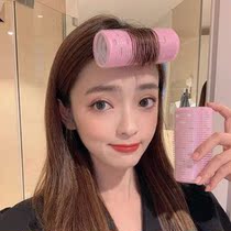 Net celebrity air horoscopes bangs curly hair tube lazy curly hair artifact sleep styling large inner buckle self-adhesive hollow roll