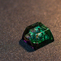 ESC Keycap Unique Forest Landscape Keycaps Resin Wood Handma