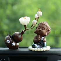 High-end Atmospheric Hyacinth Car Pendulum in the car Ornament Zen in Chinese Wind China Wind China Control Desk Decoration Female Millver Fragrance