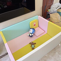 Childrens guardrail crawling fence foldable climbing mat thickened baby games baby games Baby Amusement Park home small