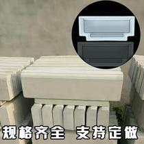 Cement roadside stone plastic mold Road Arc horse curb stone side stone plastic template garden curbstone model