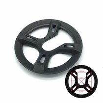 Road mountain bike tray cover front protective chain disc cover 42T gear disc protective cover 4-hole plastic accessories