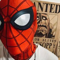 Flat heart trembling Spider-Man headgear to decorate ultra-black Spider-Man adult children to blame for dead waivers