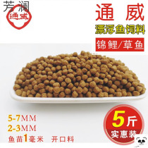 Tongwei 156 Fish Feed Bulk Fish Feed Raw Pond Grain Material Ornamental Fish Fresh Water Fish Puffed Floating Floating
