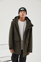 (Northeast two girls fans exclusive)Burst down jacket fashion in the long section of cold warm 6820707