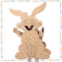 Nursery Area Corner Area Active Placement Ring Creation Handmade Material Animal Rabbit Dinosaur Wolf wearable carton model