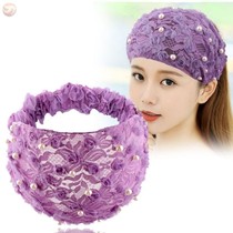 Moon cap summer ultra-thin gauze forehead supplies lace nightcap hair band summer hat windproof bag headscarf women