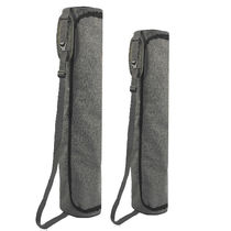 Multifunctional cotton linen yoga bag shoulder yoga big bag yoga mat bag double zipper yoga bag