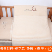 Newborn baby mattress mattress is pure cotton baby mattress custom autumn and winter kindergarten children color cotton shop quilt