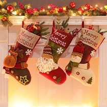 Christmas Socks Gift Bag Christmas Gift Bag Decorations Christmas Eve Packaging Candy Bag Christmas Tree Pendant Decoration