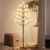Nordic personality warm tree branch lamp branch floor lamp Villa homestay living room study bedroom bedside resin table lamp