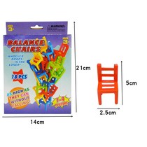 Folding chair toys folding stools chairs stacking music table games childrens educational building block toys six-one gifts for young children