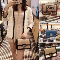 Discount Duty Free Riley Little Monster Graffiti Organ Bag Shambre Tote Shoulder Crossbody Chain Bag