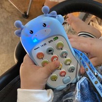 Baby children music mobile phone toy Female boy phone Baby bite child girl Simulation puzzle 0-1 years old