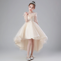 Princess Dress Girl Gown Flower Girl Wedding Little Girl Wedding children Birthday Dress Host acting out of the evening dress