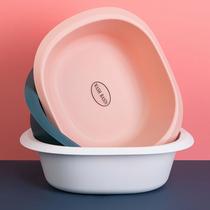 Square plastic washbasin thickened large household laundry basin student dormitory washbasin footbath