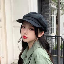 Hats female Korean octagonal hat woolen beret autumn and winter tide casual hats Japanese retro cap children