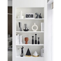 Nordic modern creative abstract character plastic office living room TV cabinet bookcase wine cabinet soft decorations ornaments