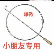 Solid rolling iron ring Primary School roller hoop toy iron ring ring push iron ring rolling ring iron ring pushing iron ring children toy