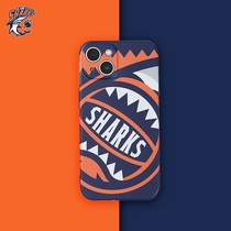 Shanghai Jiu Great Shark Basketball New Apple Phone Shell iPhone11 12 13promax Frosted Shell