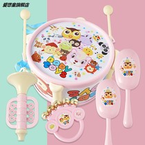 Childrens toy drum Happy clap drum beating snare drum 7 pieces drum music combination musical instrument beating imitation jazz drum