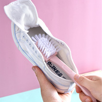  Shoe brush long handle soft hair household special non-injury brush shoe artifact childrens baby five-sided plastic laundry shoe brush