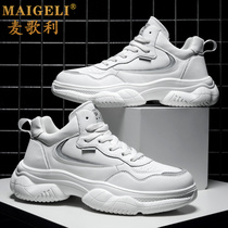 McGooleys old daddy shoes 2021 Winter new trends anti-slip casual sneakers heightening thick bottom plus suede mens shoes