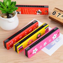 Special price wooden harmonica children 16 Enlightenment musical instrument student teaching wooden toy music according to Digital boy
