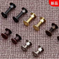 M4 hardware carbon steel mother-and-child rivets Screws connect bookkeeping notebook fixed binding buckle Screws rivets