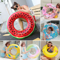  Swimming ring Adult adult thickened childrens swimming ring 3 6 years old net red large inflatable lifebuoy baby