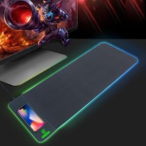 Wireless charging mouse pad direct selling wireless charging light mouse pad led colorful competitive computer pad table pad 15W
